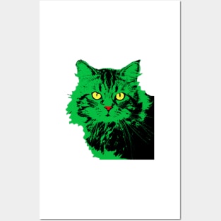 CAT - POP ART Posters and Art